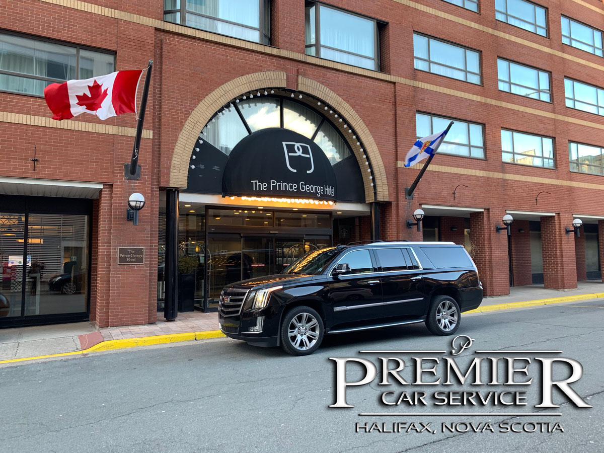Prince George Hotel - Premier Car Service - Cadillac Escalade SUV - Halifax Airport Taxi Limo Service