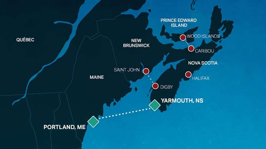 Yarmouth Ferry to Halifax Airport